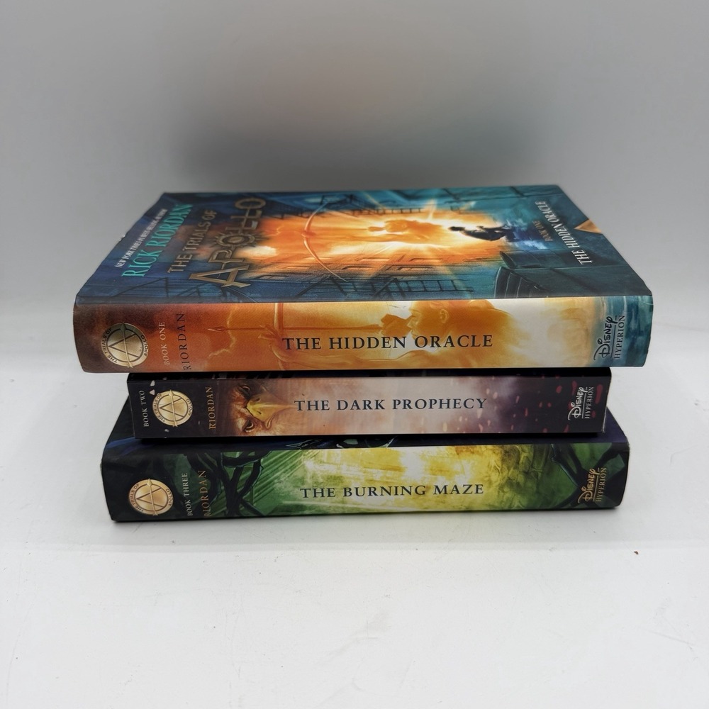 The Trials of Apollo Books Lot 1 2 3 First Edition 1 Paperback 2 Hardcover